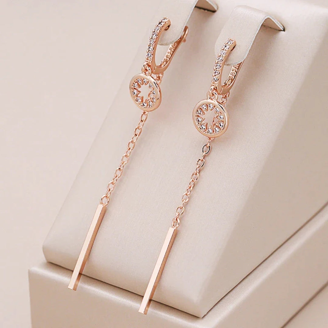 Boucles d'oreilles Pailletées Plaquées Or – Paradise Designs