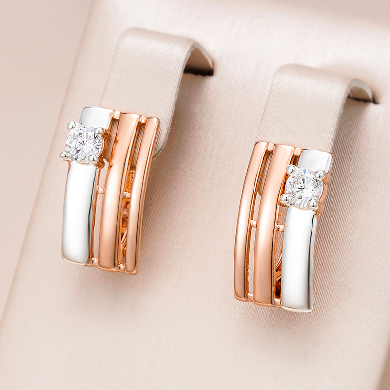 Petites Boucles d'oreilles en Or et Argent – Paradise Designs