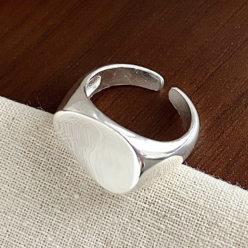 Bague Homme Argent Sterling 925 - Design Perles Style Bande Vintage Années 90