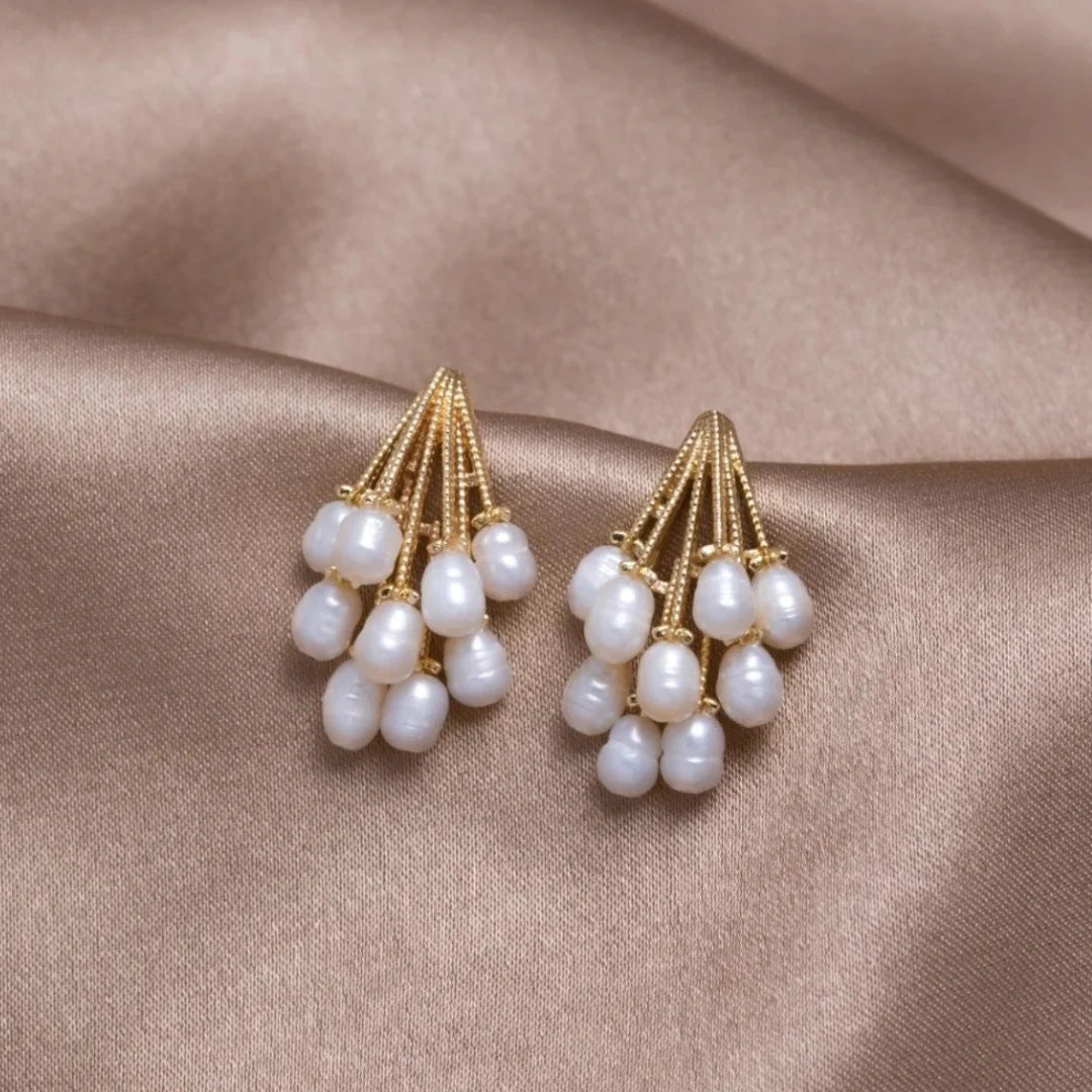 Boucles d'oreilles pluie de perles