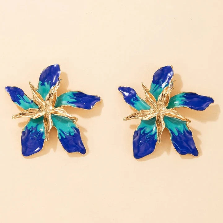 Boucles d'oreilles Lucky Flowers en or