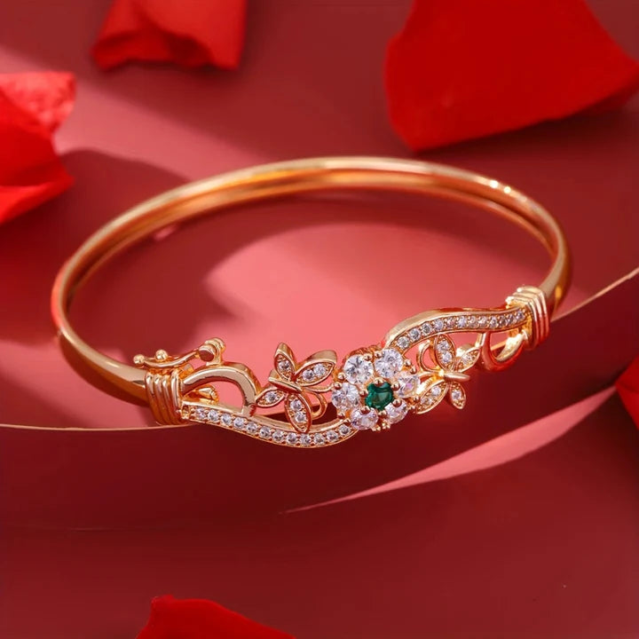 Bracelet marguerite verte