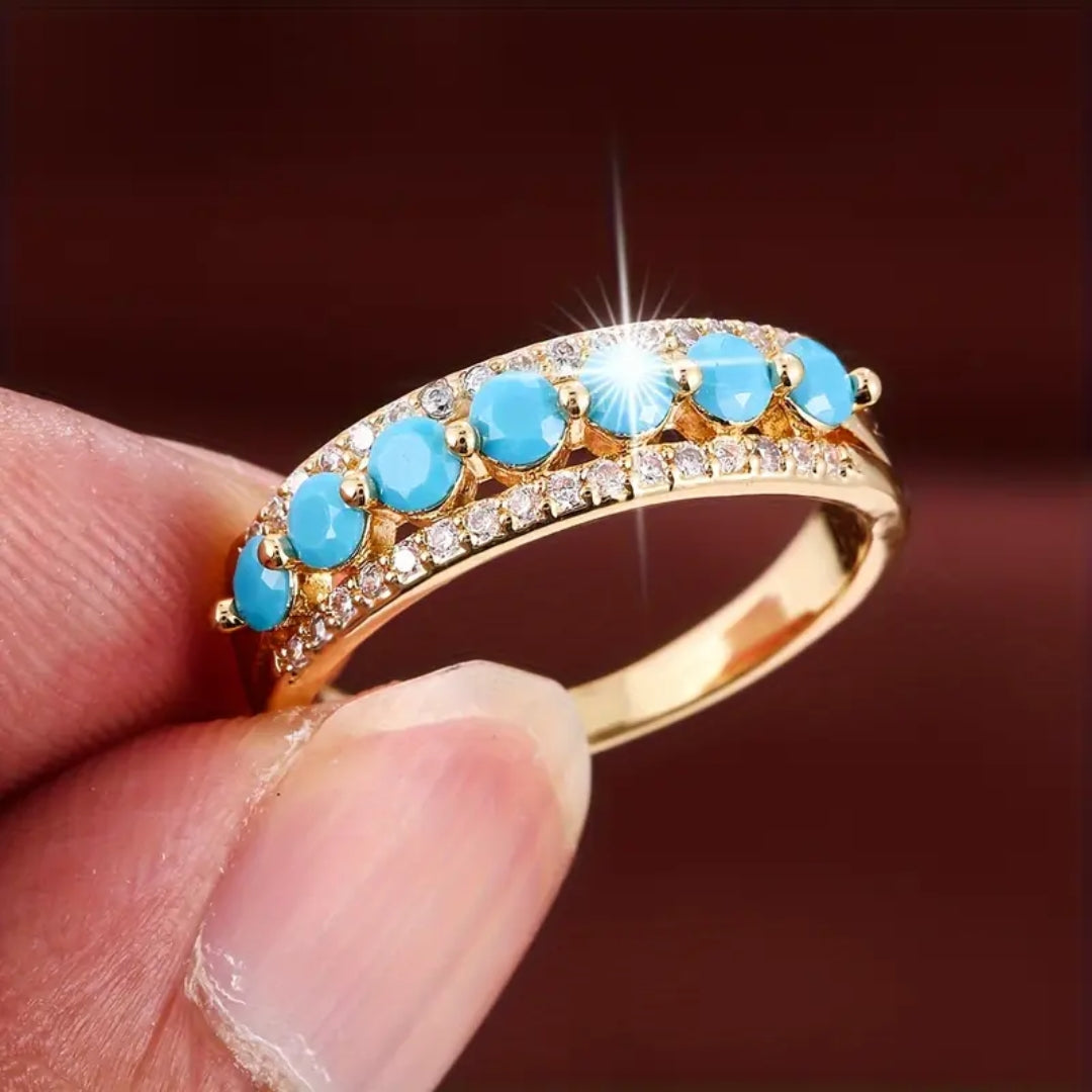 Bague vintage en opale brillante