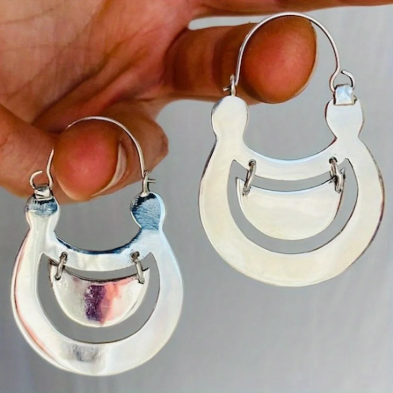 Boucles d'oreilles sourire en argent