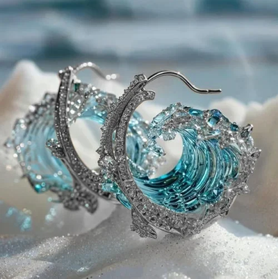 Boucles d'oreilles serment de l'océan