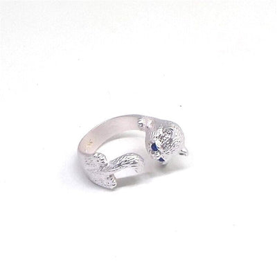 Bague Ajustable Chaton en Argent 925