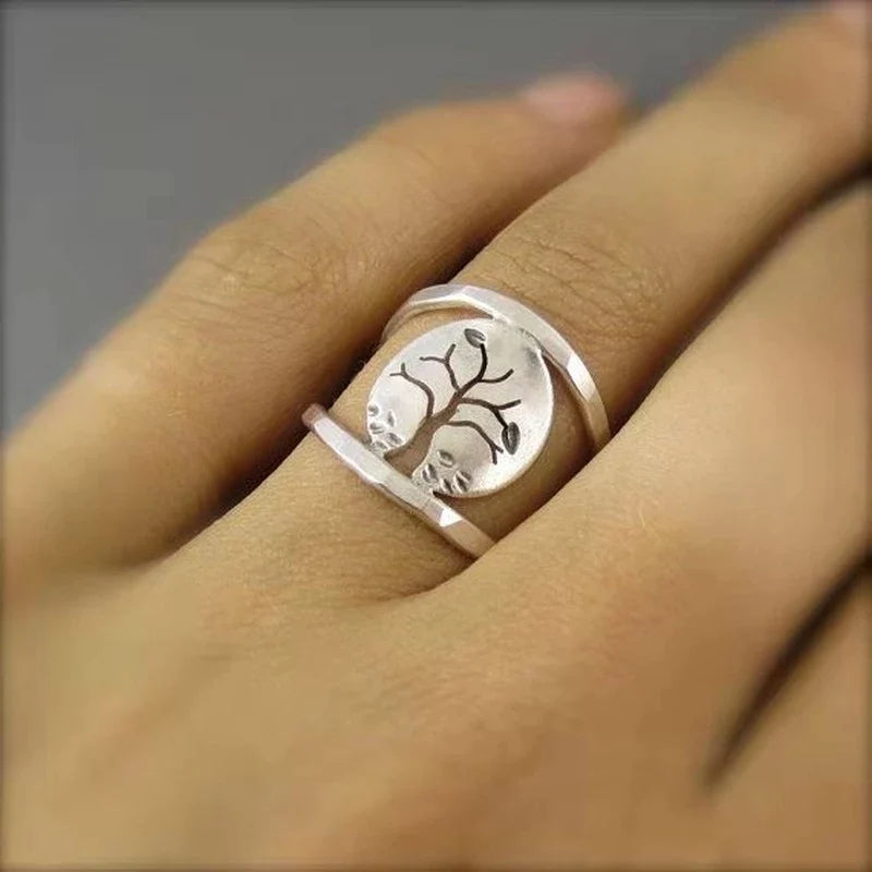 Bague de l'Arbre de Vie en Argent