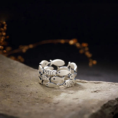 Bague Poisson en Argent