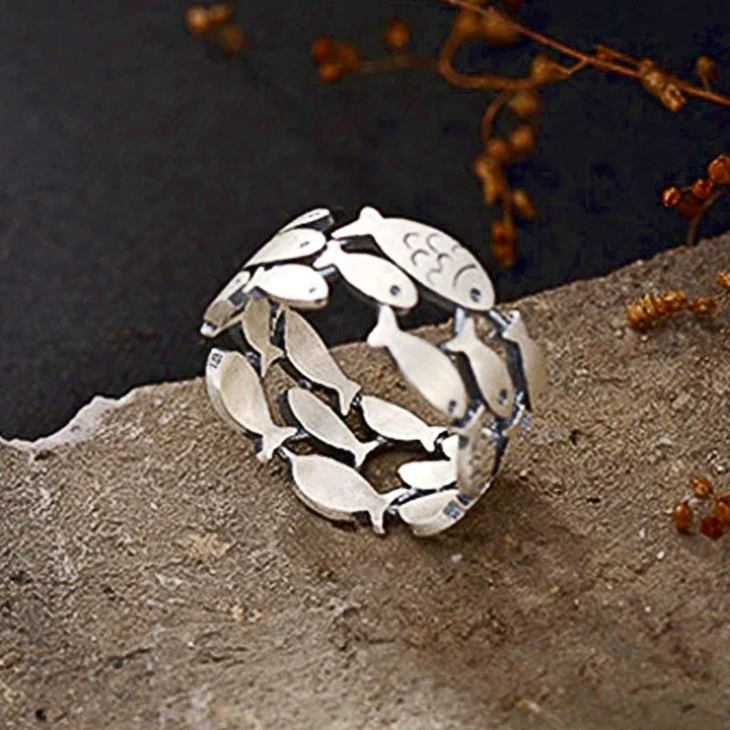 Bague Poisson en Argent