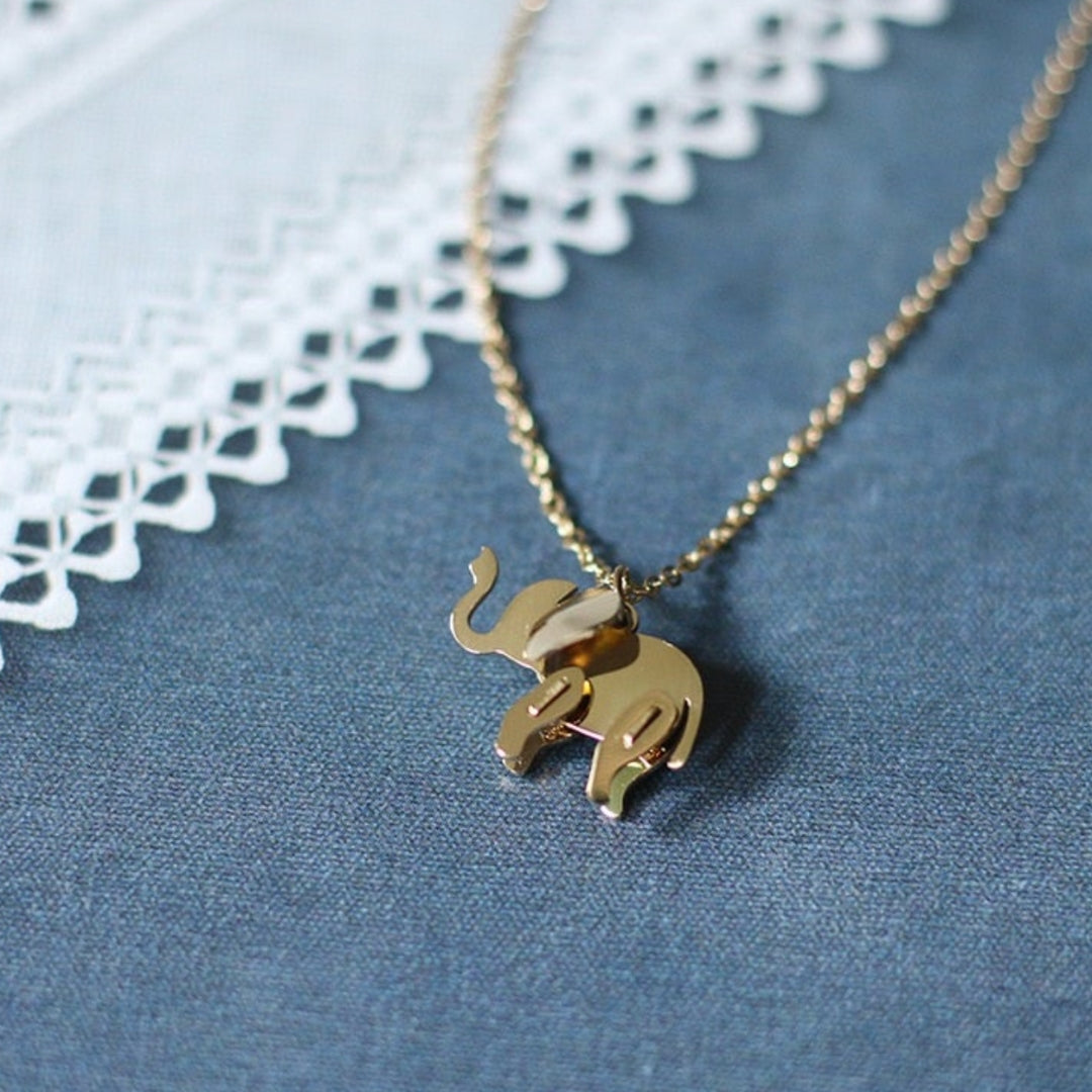 Pendentifs Elephant avec collier | Ole Lynggaard