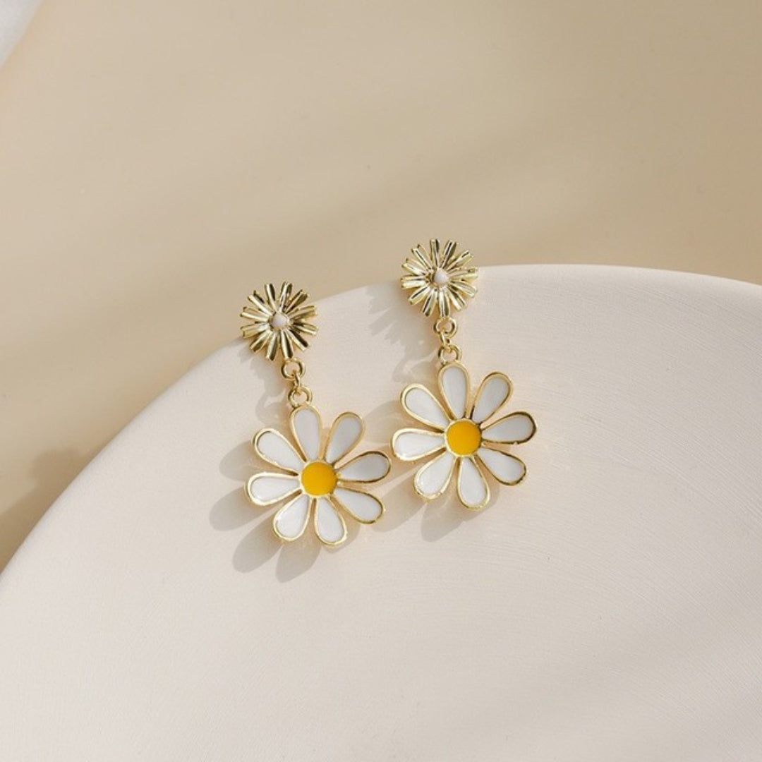 Boucles d'oreilles Daisy en Or