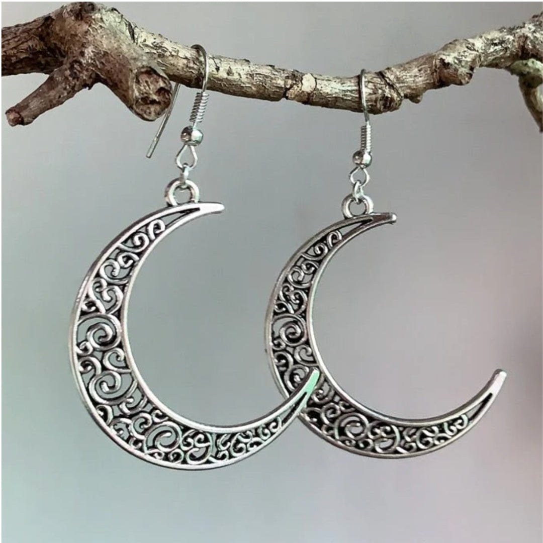 Boucles d'oreilles Demi-lune en Argent