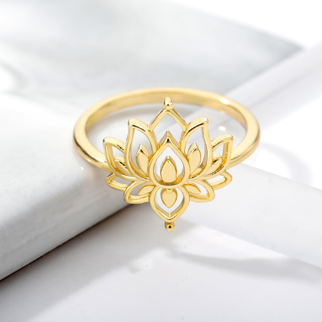 Bague Lotus d'Or