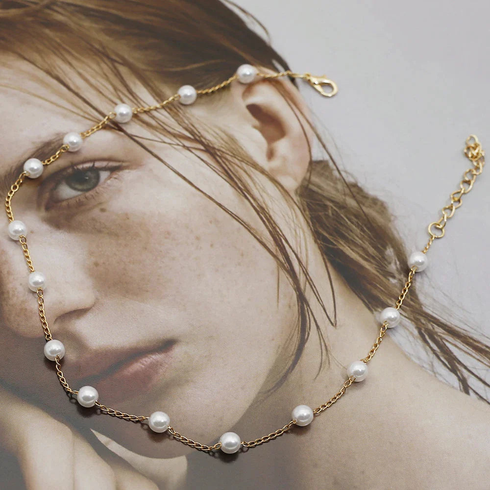 Collier de Petites Perles en Or – Paradise Designs