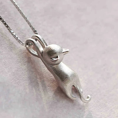 Collier Chaton Ludique en Argent 925