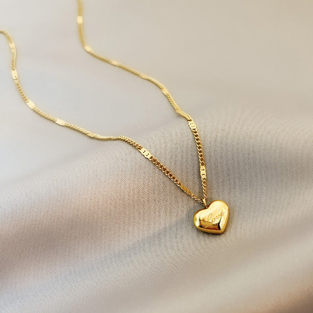 Collier Coeur en Or