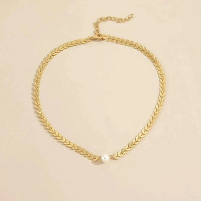 Collier de Perle Romaine en Or