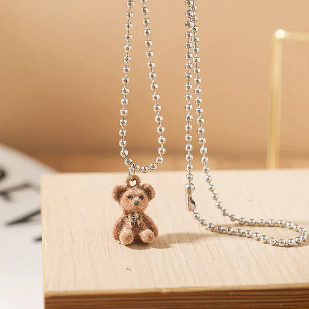 Collier Nounours en Argent