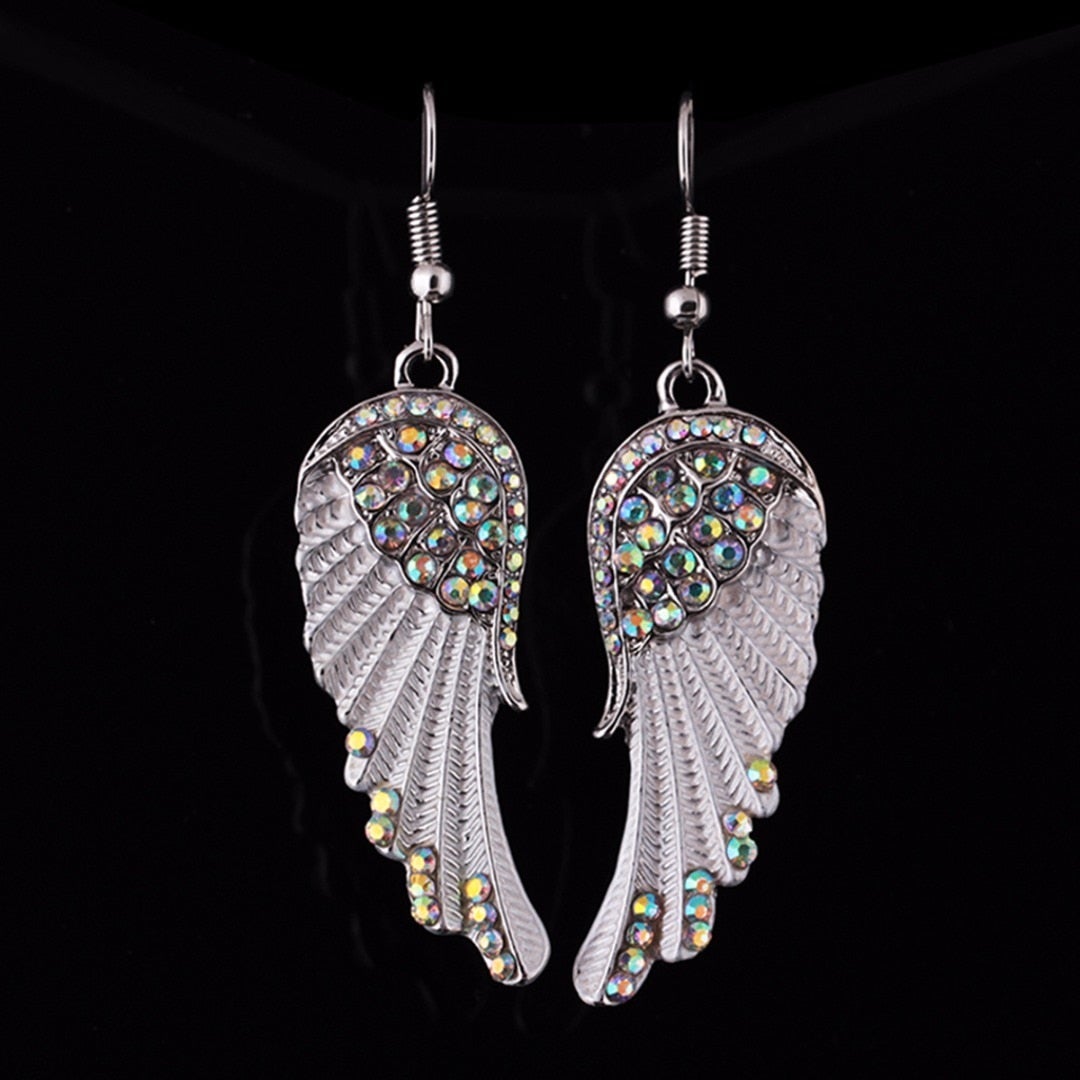 Boucles D'oreilles Ange Cristal