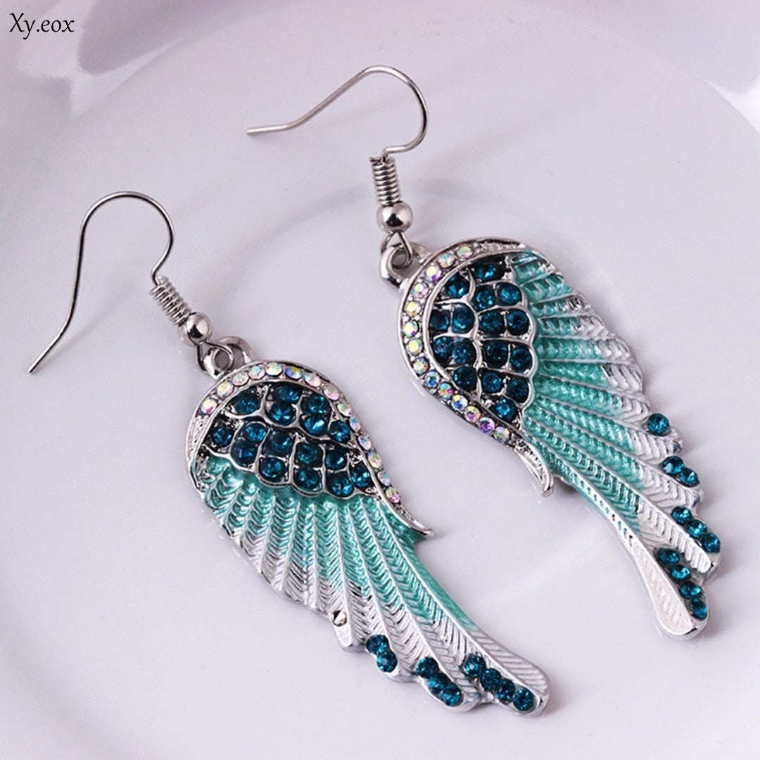 Boucles D'oreilles Ange Cristal