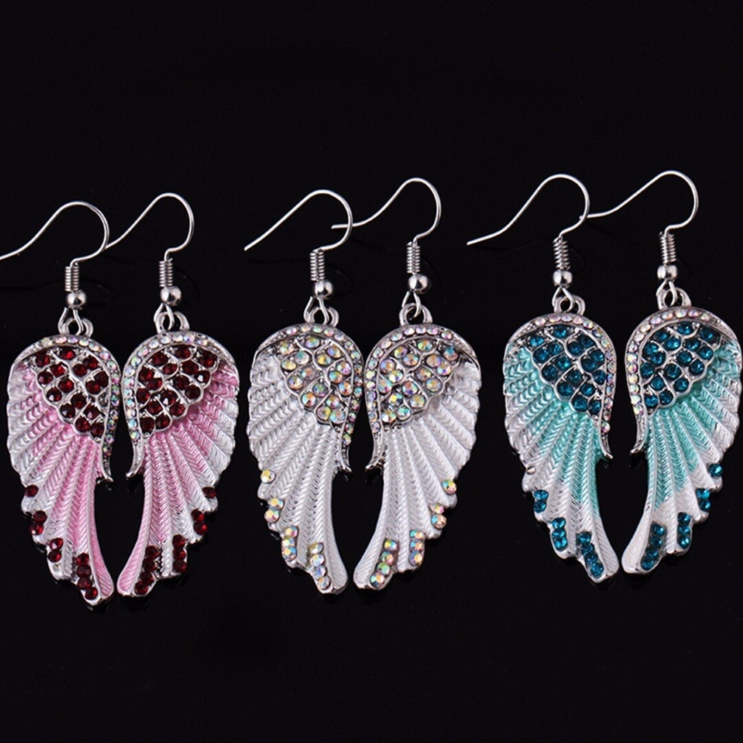 Boucles D'oreilles Ange Cristal