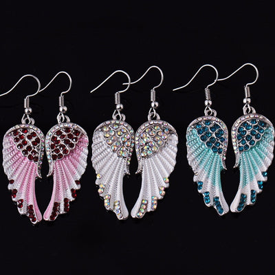 Boucles D'oreilles Ange Cristal