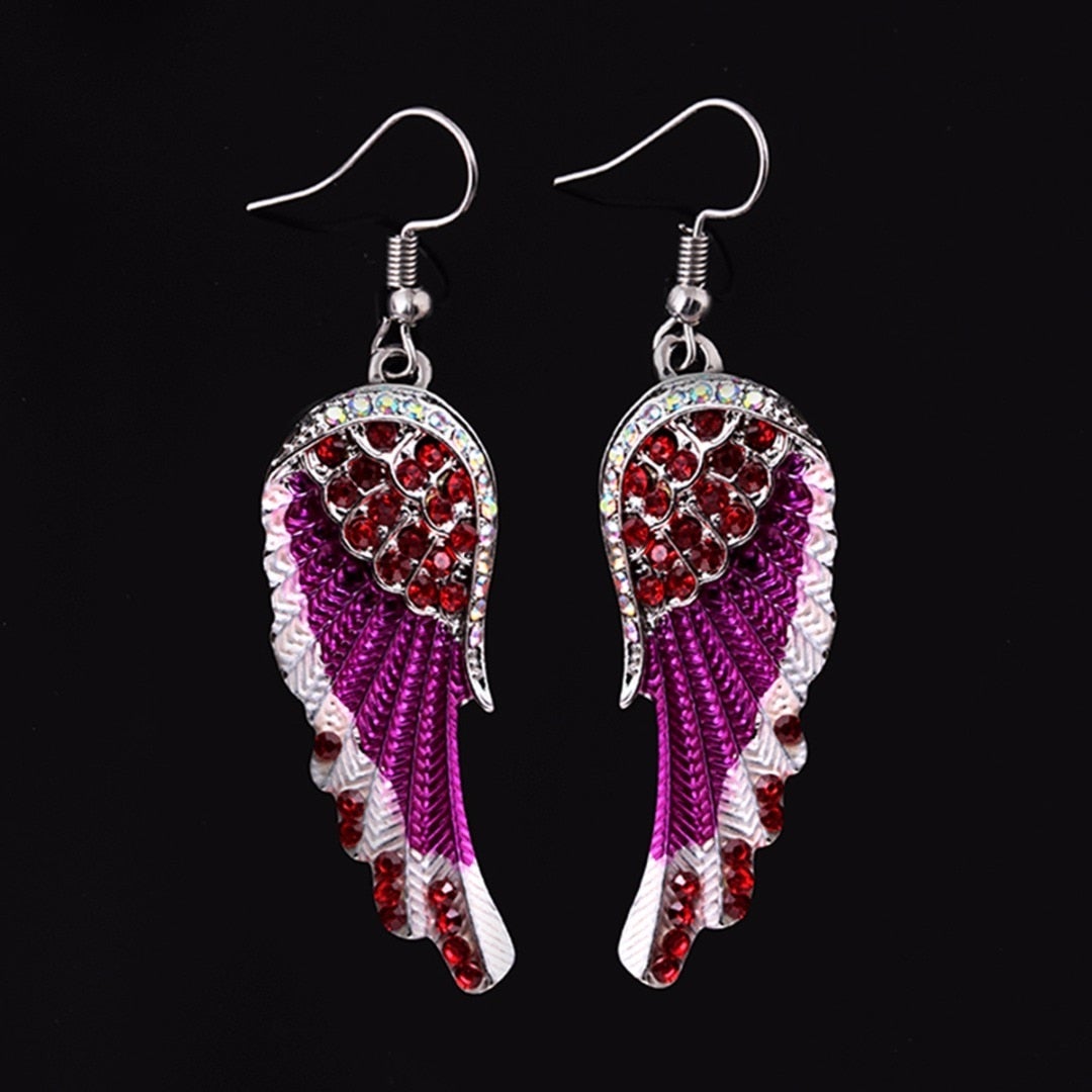 Boucles D'oreilles Ange Cristal