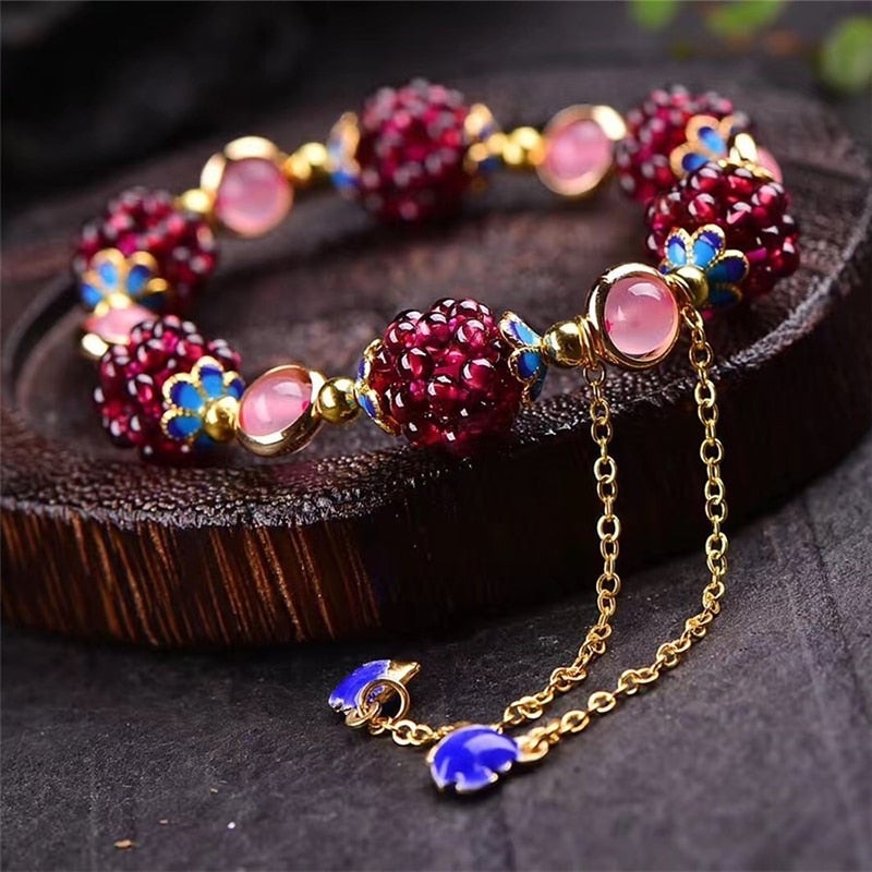 Bracelet Pierre Naturelle Grenade