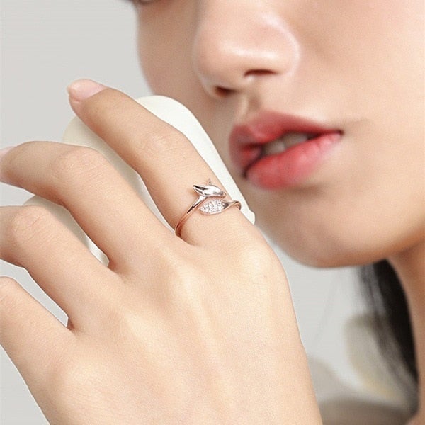 Bague Zorro en Argent Rose