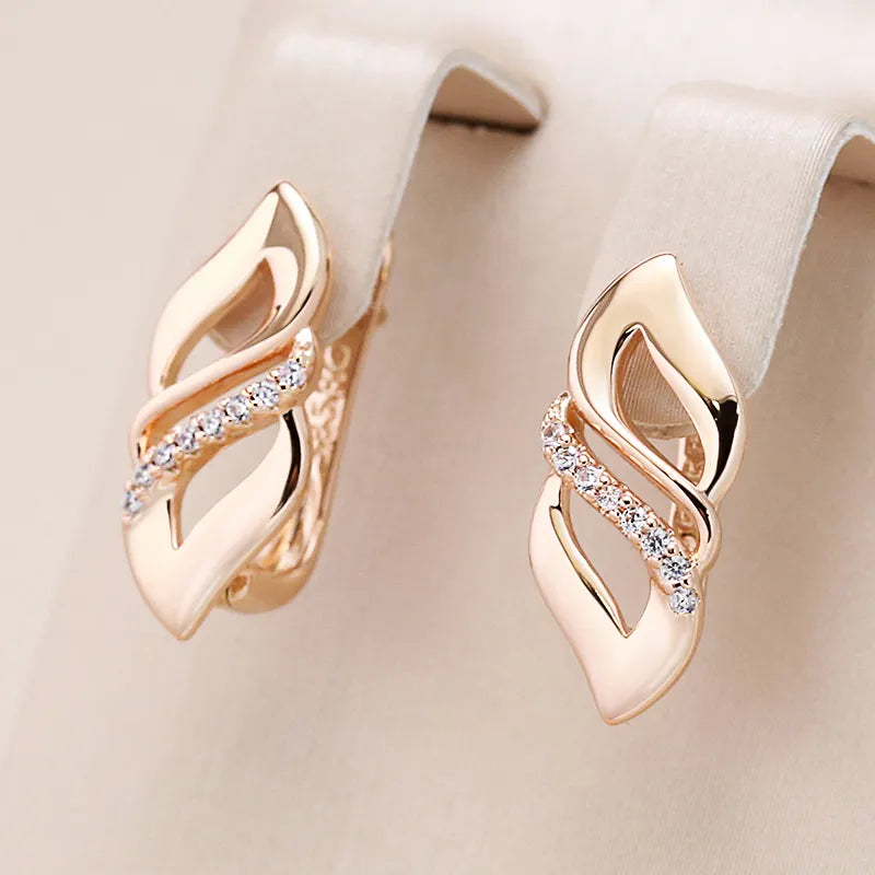 Boucles d'oreilles Pointes Élégantes en Or