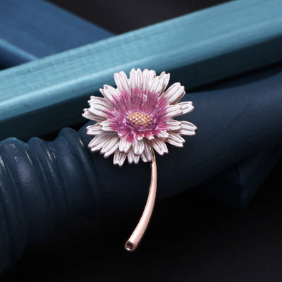 Broche Fleur de Marguerite en Or