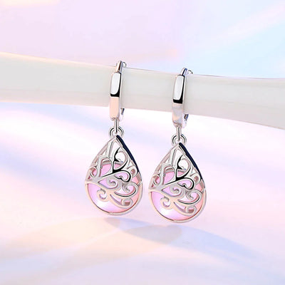 Boucles d'Oreilles Arbre de Vie en Argent Sterling 925