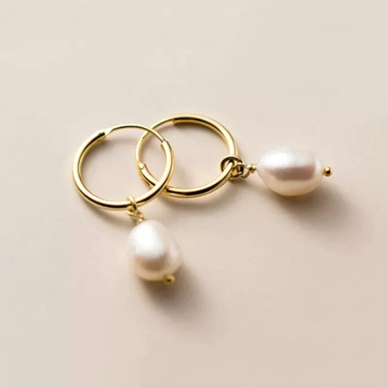 Boucles d'Oreilles Perles en Or