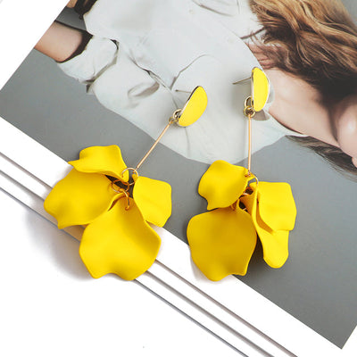 Boucles d'oreilles Pétales de Couleurs