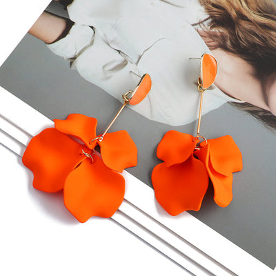 Boucles d'oreilles Pétales de Couleurs