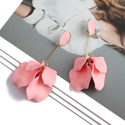 Boucles d'oreilles Pétales de Couleurs