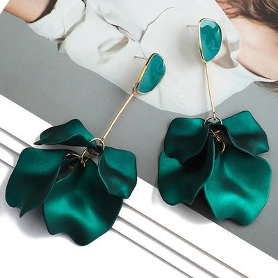 Boucles d'oreilles Pétales de Couleurs