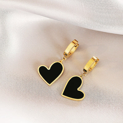 Boucles d'oreilles Majestic Heart en Or