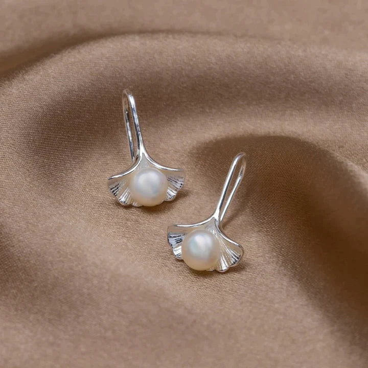 Boucles d'oreilles Dahra Pearl en argent sterling