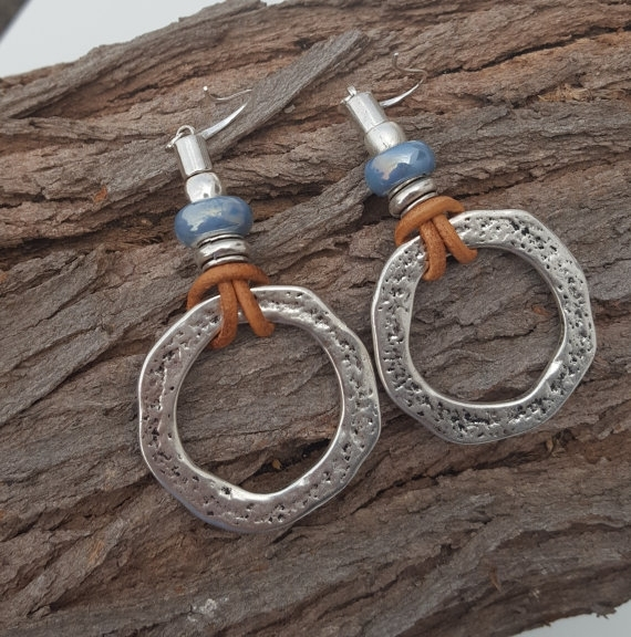 Boucles d'oreilles Boho en Argent