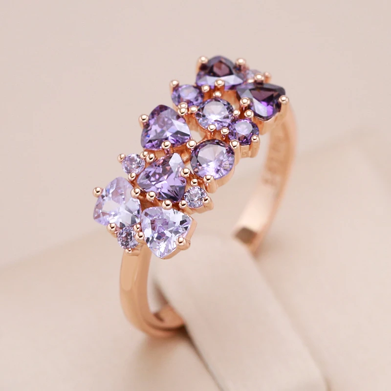 Élégante Bague Mauve