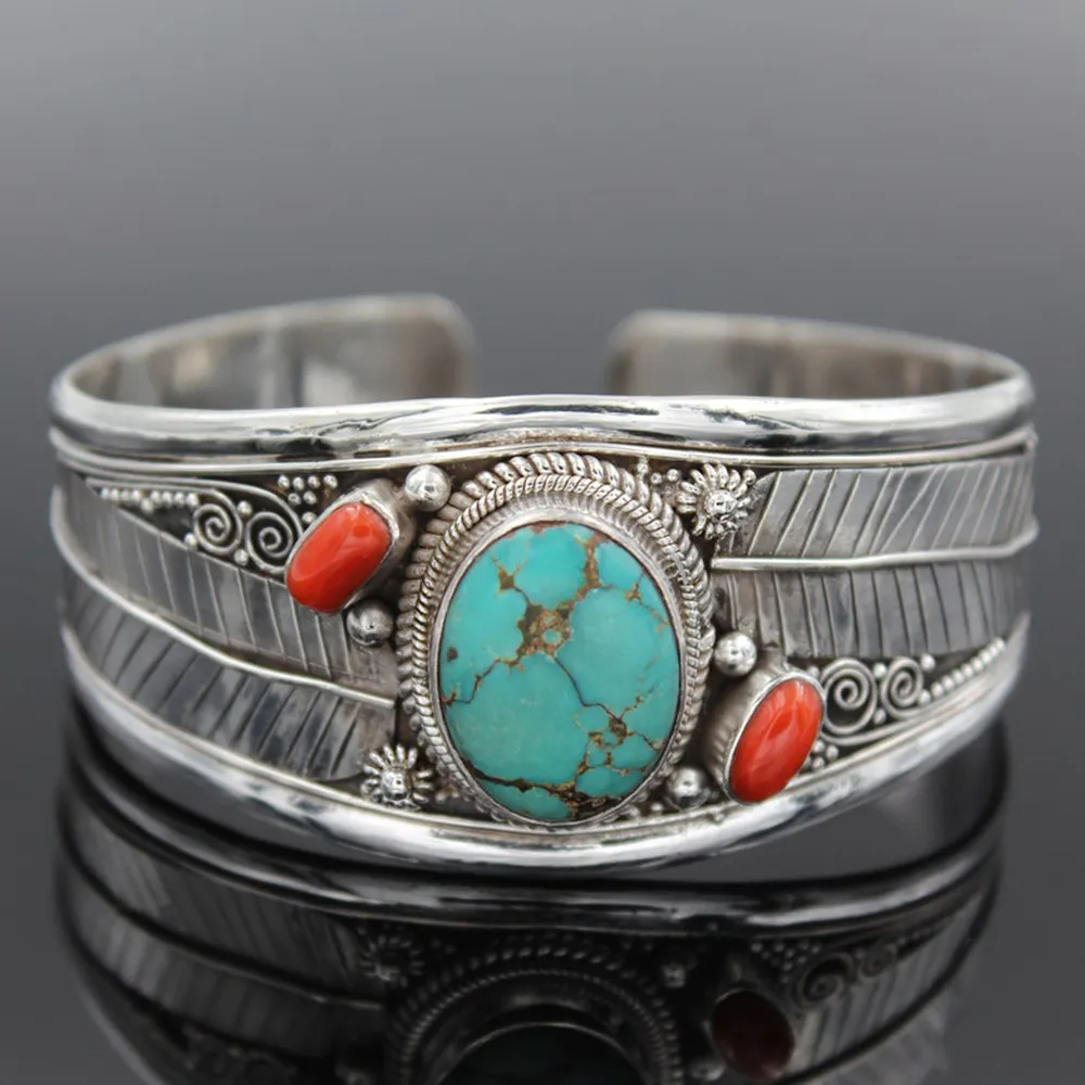 Bracelet Vintage en Pierre Turquoise