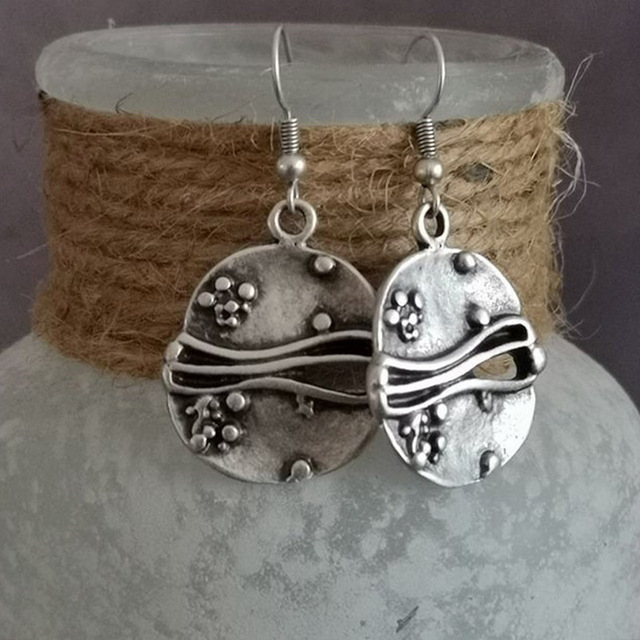 Boucles d'oreilles Vintage en Argent