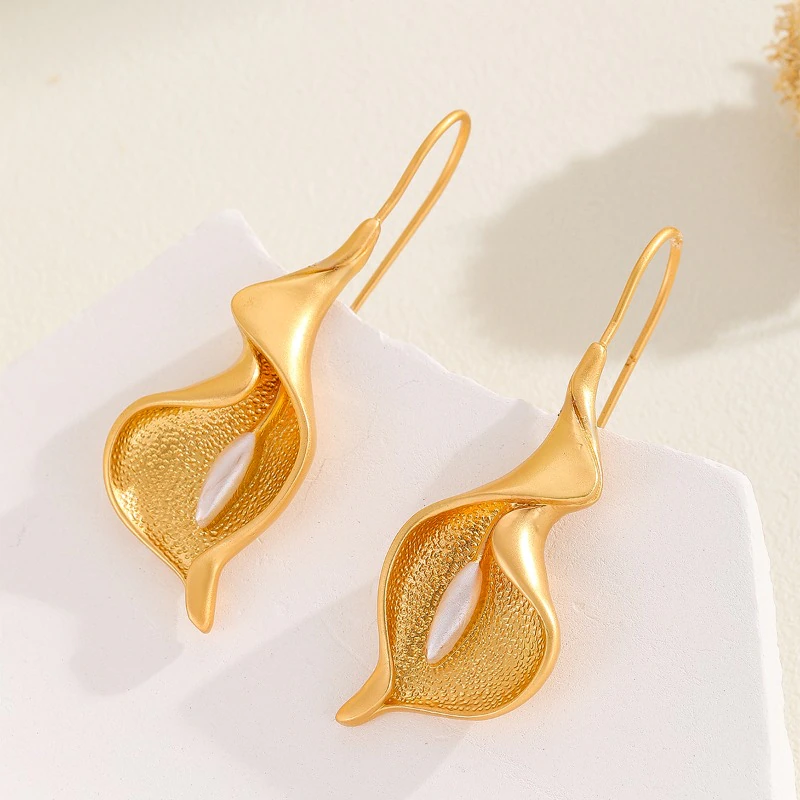 Boucles d'oreilles en Spirale d'Or