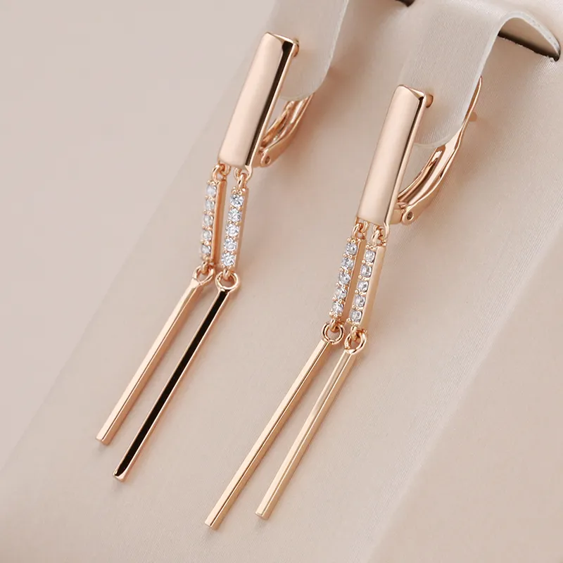 Boucles d'oreilles Elegant en Émail Noir Brillant