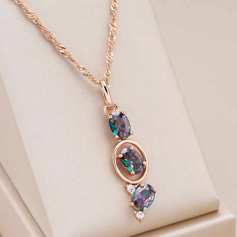 Collier élégant multicolore