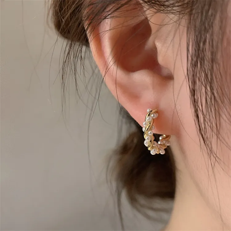 Boucles D'oreilles à Clip Papillon Argenté - Style Gothique Rétro, Sans Perçage, En Alliage - 10