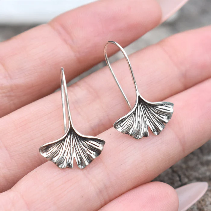 Boucles d'oreilles Lotus en argent