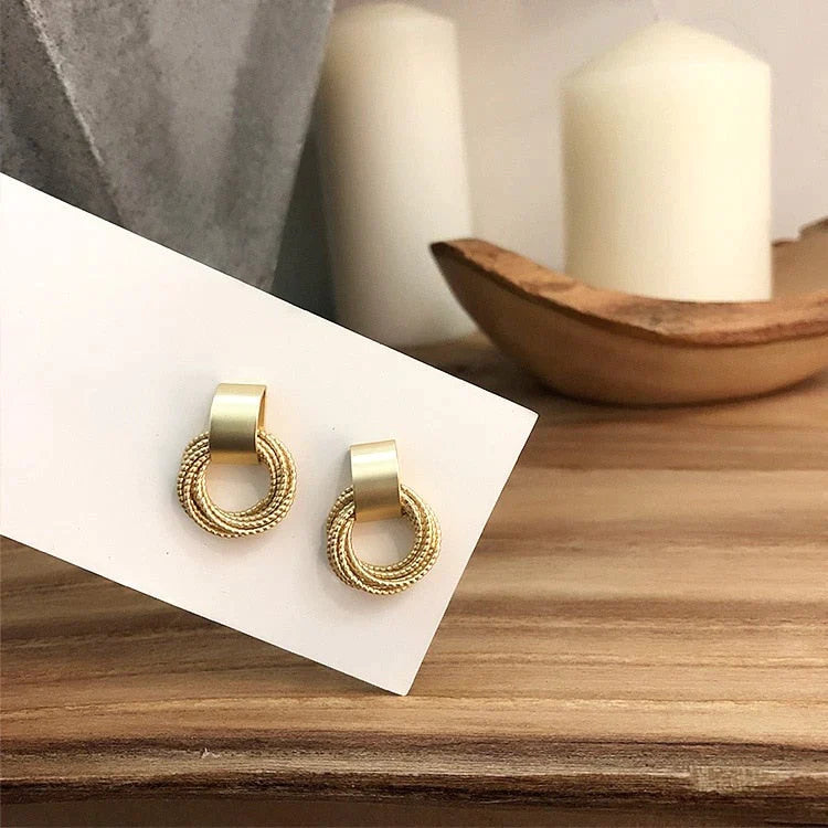 Boucles d'Oreilles de Luxe en Or