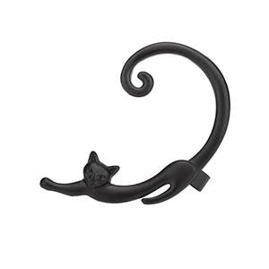 Boucle d'Oreille Chat de Luxe en Argent